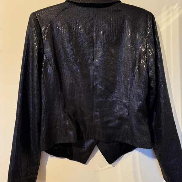 Free People black sequin jacket - Picture 6 of 7